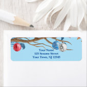 クリスマスオーナメント差出人住所ラベル ラベル (インサイチュ)