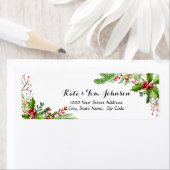 クリスマスオーナメント差出人住所ラベル ラベル (インサイチュ)