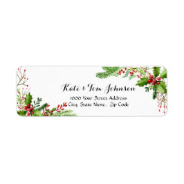 クリスマスオーナメント差出人住所ラベル ラベル