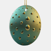 クリスマスオーナメント抽象芸術風変わりと セラミックオーナメント (右)