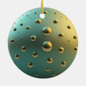 クリスマスオーナメント抽象芸術風変わりと セラミックオーナメント (裏面)