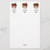 クリスマスオーナメント文房具紙 便箋 (裏面)