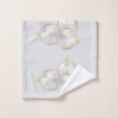 クリスマスオーナメント浴室タオルセット バスタオルセット (ウォッシュタオル)