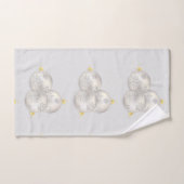 クリスマスオーナメント浴室タオルセット バスタオルセット (ハンドタオル)