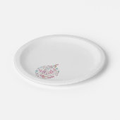 クリスマスオーナメント紙プレート ペーパープレート (アングル)