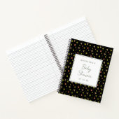 クリスマスオーナメント赤ちゃんシャワーギフトリスト ノートブック (内部)