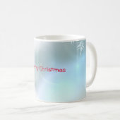 クリスマスオーナメント雪 コーヒーマグカップ (正面右)