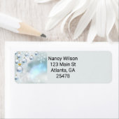 クリスマスオーナメント雪 ラベル (インサイチュ)