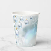 クリスマスオーナメント雪 紙コップ (裏面)