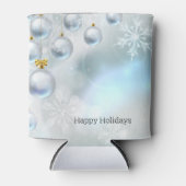 クリスマスオーナメント雪 缶クーラー (正面)