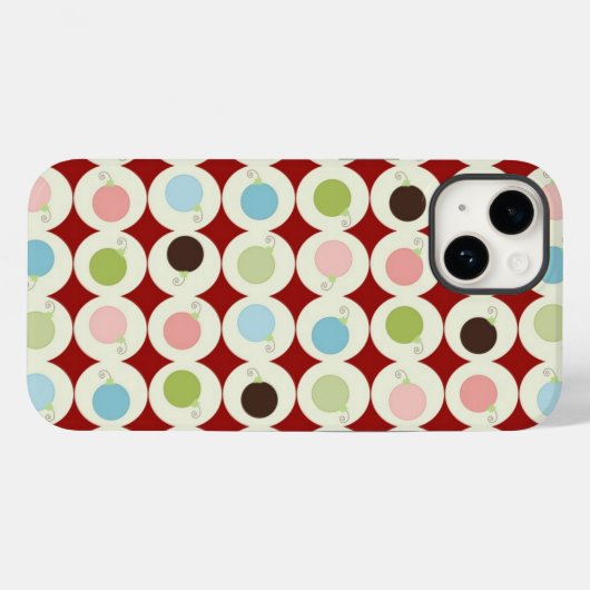 クリスマスオーナメント電話ケース Case-Mate iPhoneケース (裏面 (横))