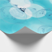 クリスマスオーナメント青 ラッピングペーパー (角)