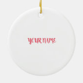 クリスマスオーナメント (裏面)