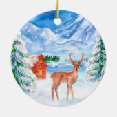 クリスマスオーナメント2顔 セラミックオーナメント (裏面)