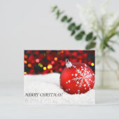 クリスマスオーナメント3、メリーなCHRSTMAS! シーズンポストカード (スタンド正面)