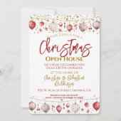クリスマスオーナメント オープンハウス 招待状 (正面)