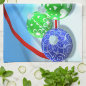 クリスマスオーナメント キッチンタオル (折り畳み)