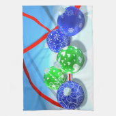 クリスマスオーナメント キッチンタオル (縦)