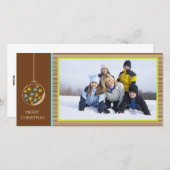 クリスマスオーナメント – クリスマスフォトカード シーズンカード (正面/裏面)