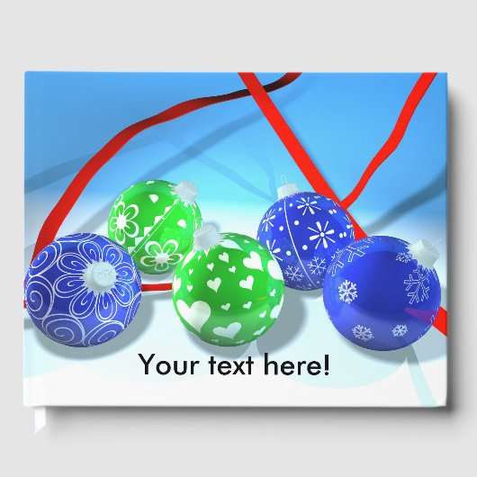 クリスマスオーナメント ゲストブック (正面)