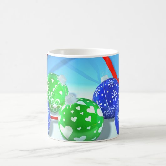 クリスマスオーナメント コーヒーマグカップ (中央)