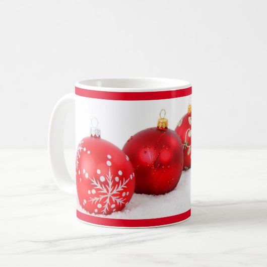 クリスマスオーナメント コーヒーマグカップ (正面左)