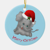 クリスマスオーナメント – サンタエレファント (正面)