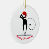 クリスマスオーナメント – サンタ猫 (右)