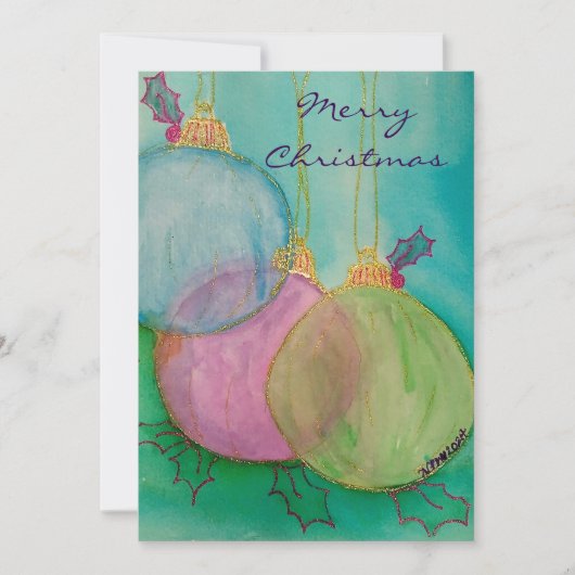 クリスマスオーナメント シーズンカード (正面)