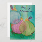 クリスマスオーナメント シーズンカード (正面/裏面)