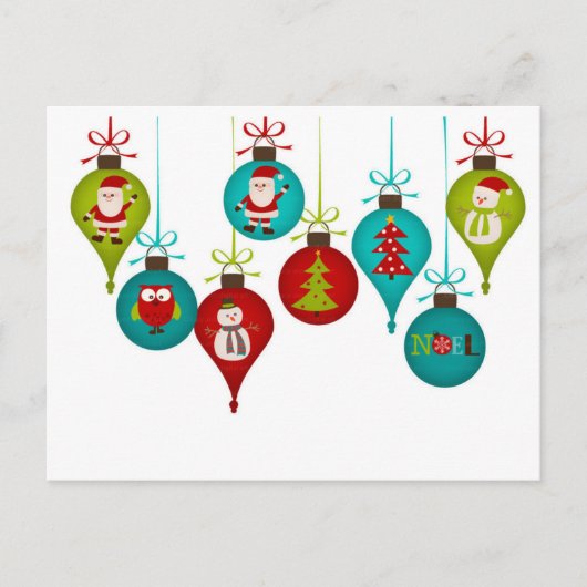 クリスマスオーナメント シーズンポストカード (正面)