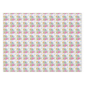 クリスマスオーナメント&スノーフレーク テーブルクロス (正面(横))