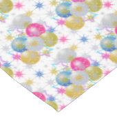 クリスマスオーナメント&スノーフレーク テーブルクロス (アングル)