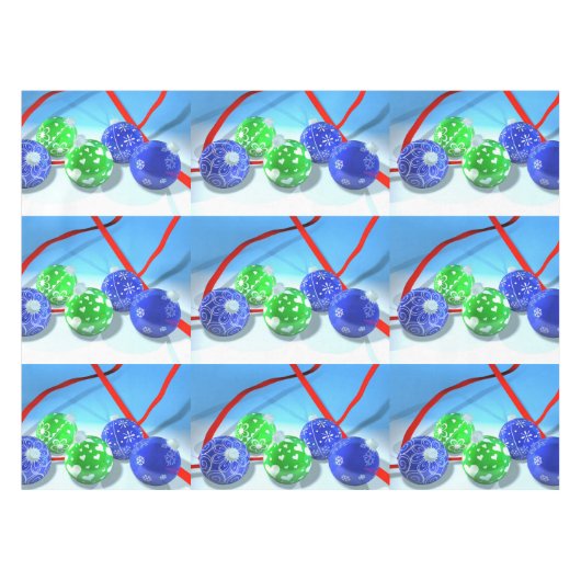 クリスマスオーナメント テーブルクロス (正面(横))