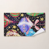 クリスマスオーナメント バスタオルセット (ハンドタオル)