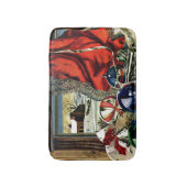 クリスマスオーナメント バスマット (正面縦)