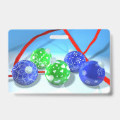 クリスマスオーナメント バッジ (裏面)