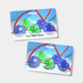 クリスマスオーナメント バッジ (正面＆裏面)