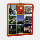クリスマスオーナメント – ピッツバーグコラージュ – 両面 (右)