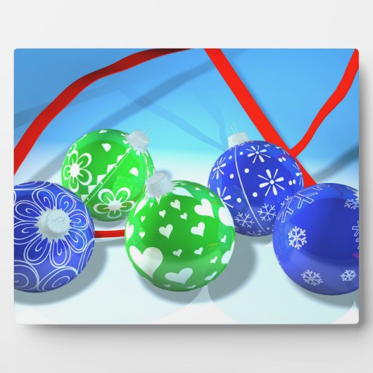 クリスマスオーナメント フォトプラーク (正面)