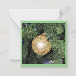 クリスマスオーナメント フラット ノートカード