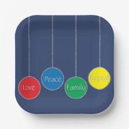 クリスマスオーナメント ペーパープレート