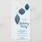 クリスマスオーナメント ホリデーパーティー 招待状 (正面)