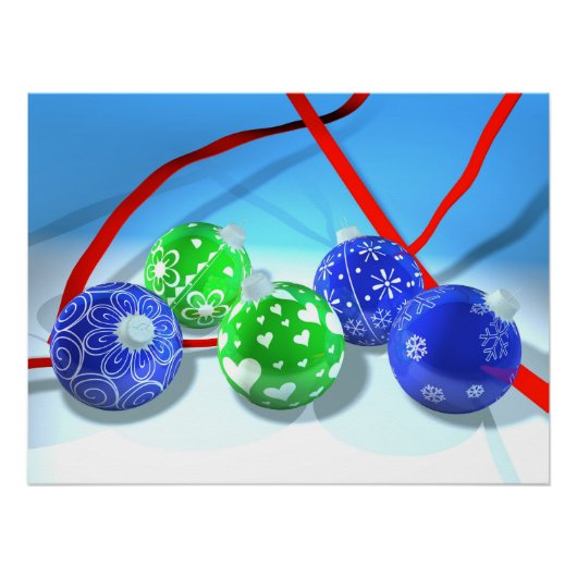 クリスマスオーナメント ポスター (正面)