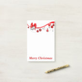 クリスマスオーナメント ポストイット (デスク上)