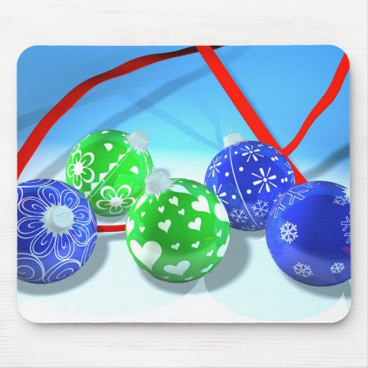 クリスマスオーナメント マウスパッド (正面)