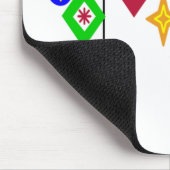 クリスマスオーナメント マウスパッド (コーナー)