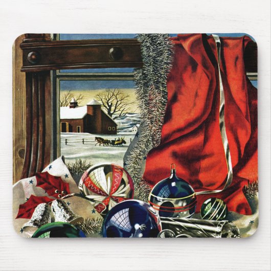 クリスマスオーナメント マウスパッド (正面)