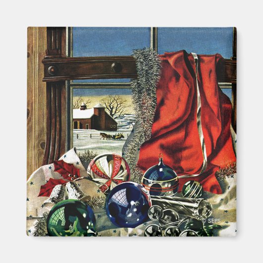 クリスマスオーナメント マグネット (正面)