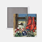 クリスマスオーナメント マグネット (正面/裏面)